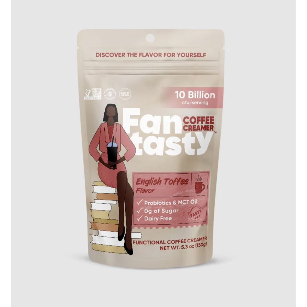 FAN TASTY FOODS: Creamer English Toffee Probiotic, 5.29 oz - #tag1# - #tag2#