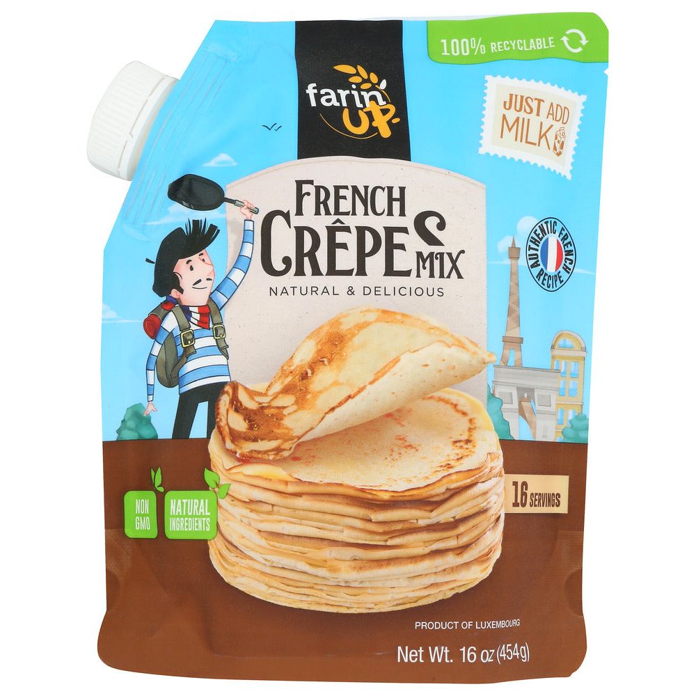 FARINUP: French Crepes Mix, 16 oz - #tag1# - #tag2#