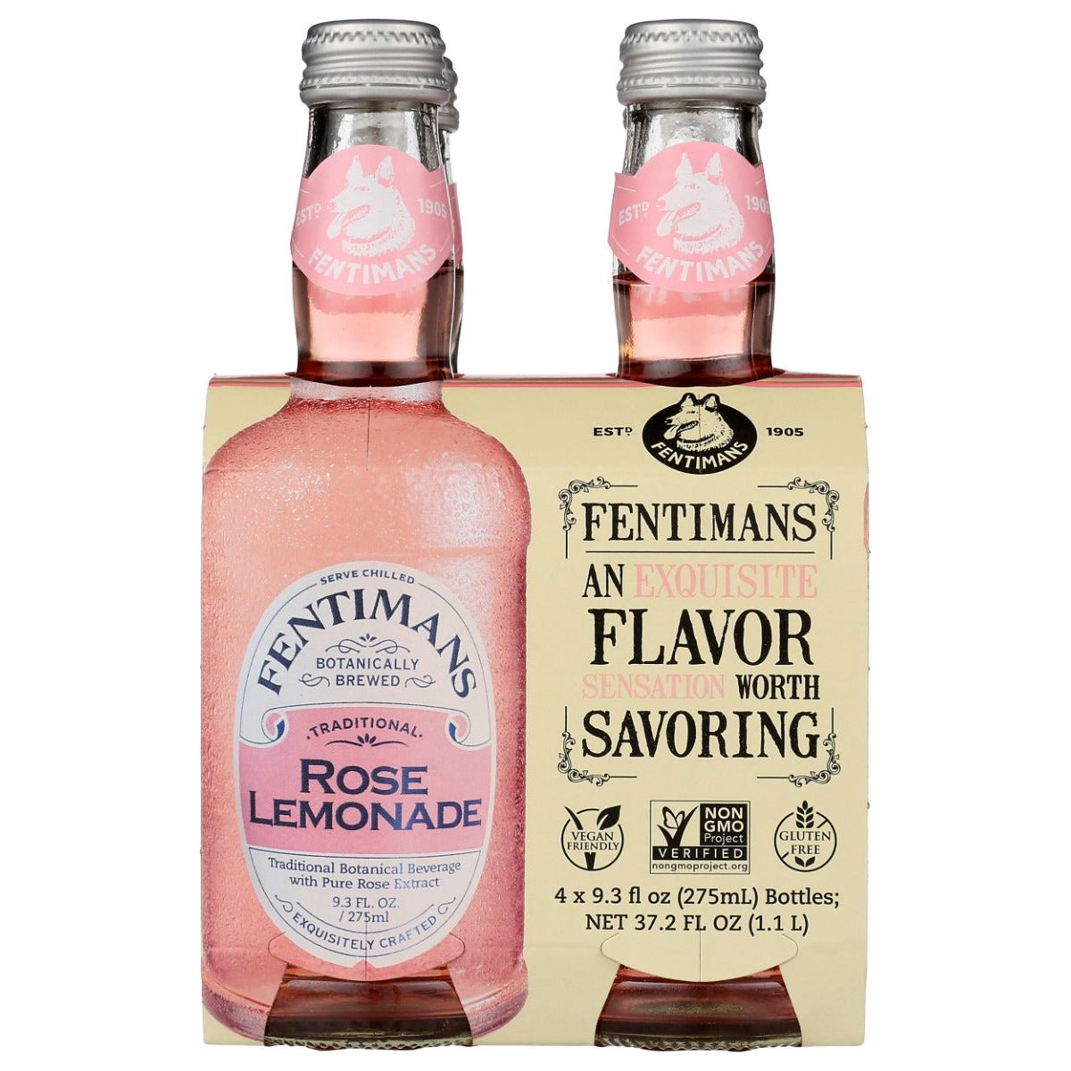 FENTIMANS: Rose Lemonade 4pk, 37.2 fo - #tag1# - #tag2#