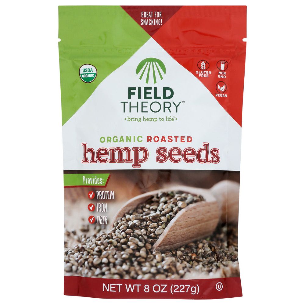 FIELD THEORY: Seeds Roasted Hemp, 8 OZ - #tag1# - #tag2#