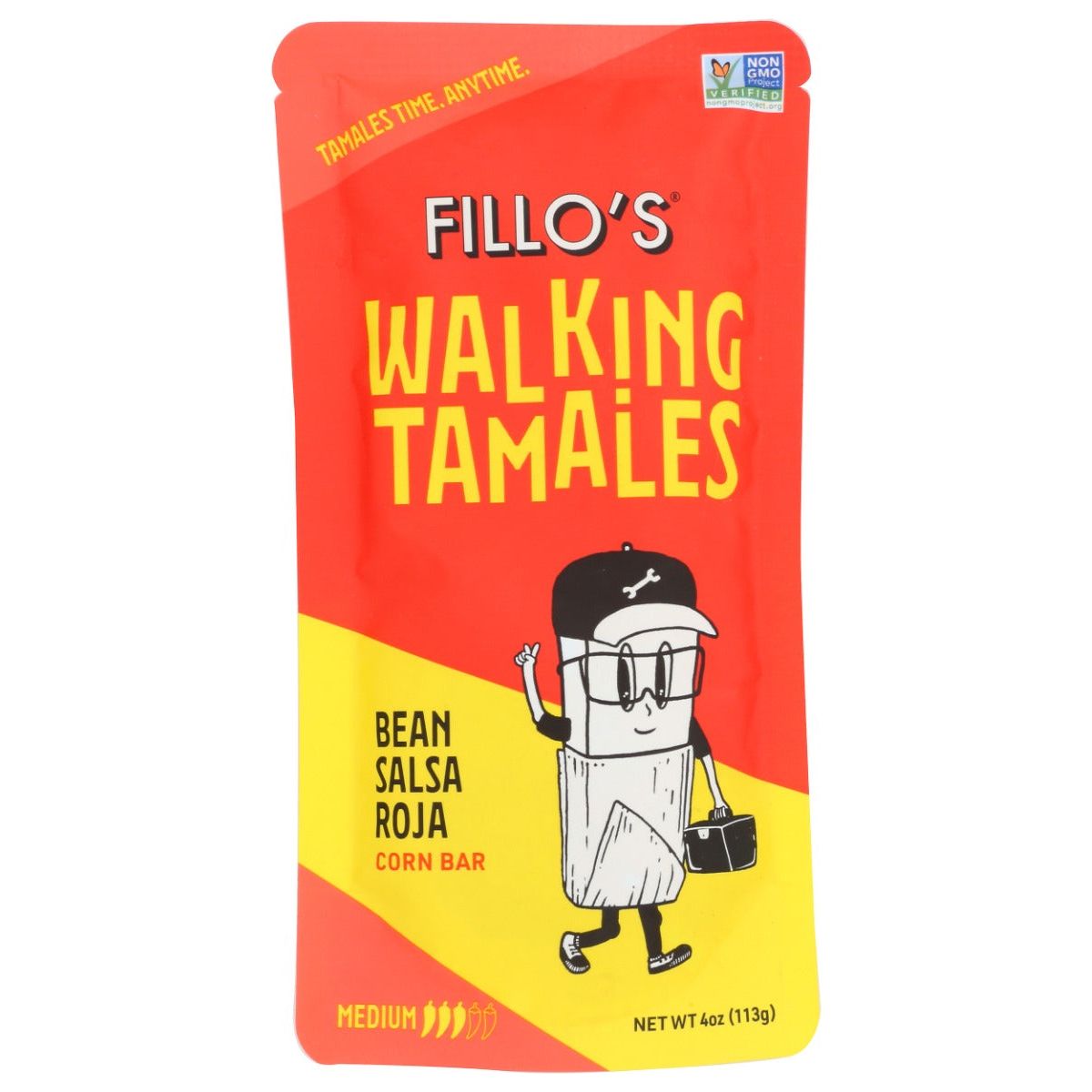 FILLOS: Tamale Wlk Bean Slsa Rja, 4 OZ - #tag1# - #tag2#