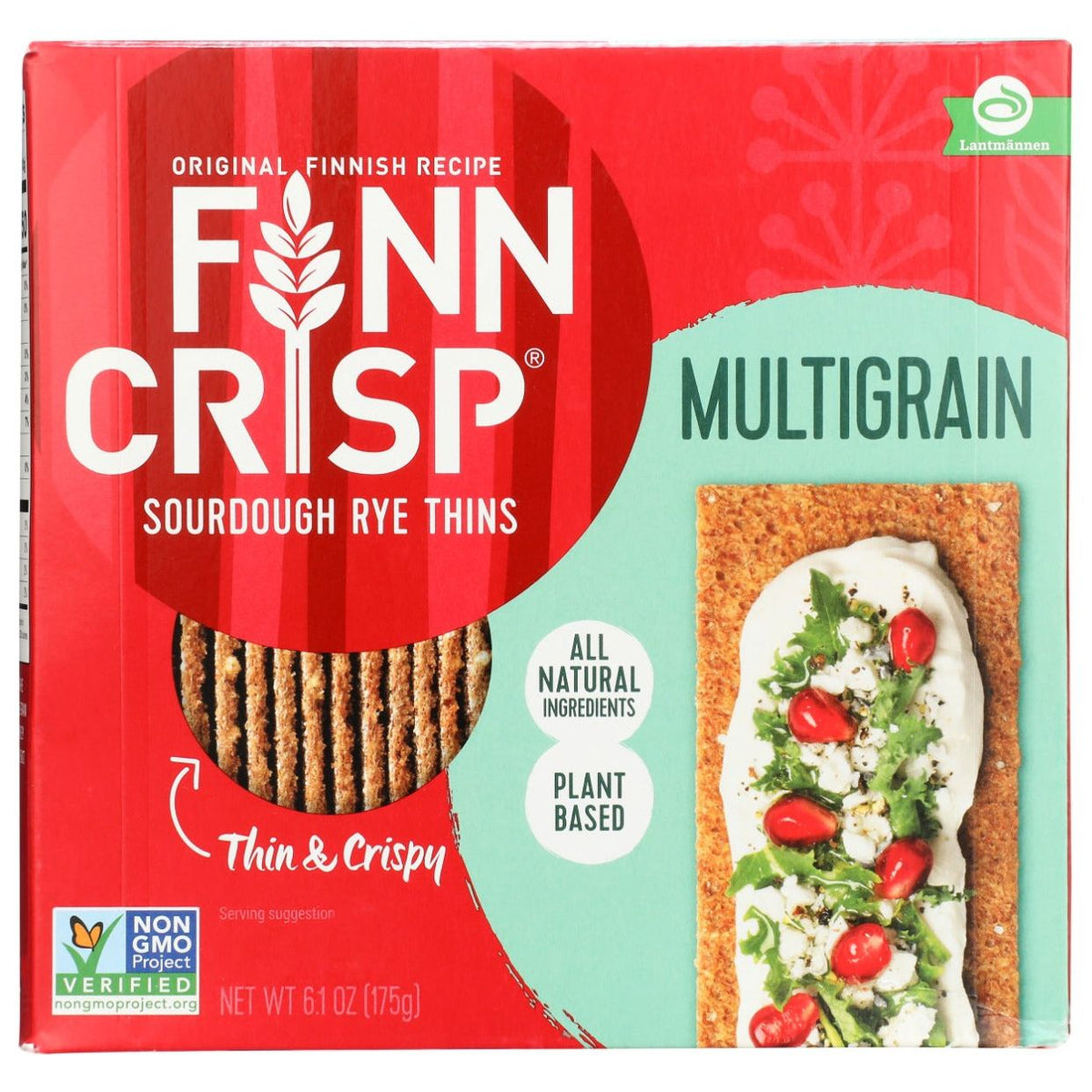 FINN CRISP: Multigrain Sourdough Rye Thins, 6.1 oz - #tag1# - #tag2#