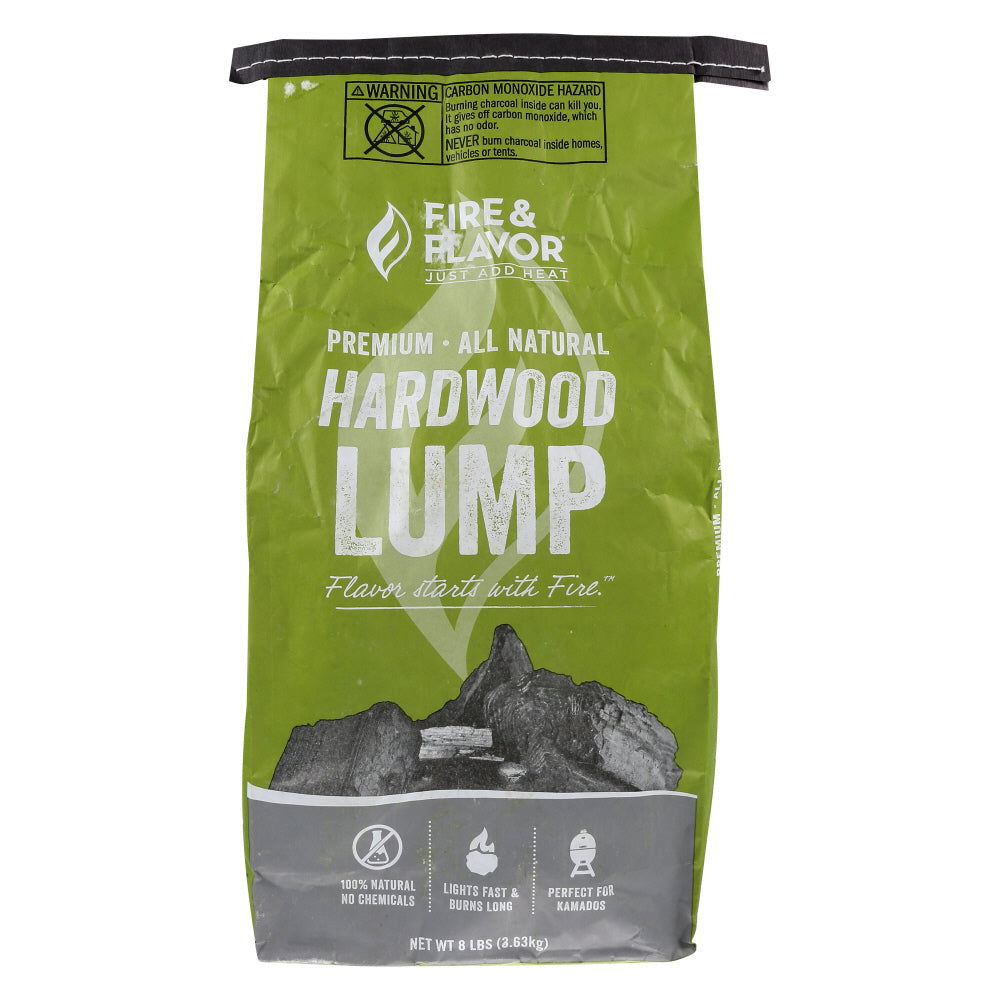 FIRE & FLAVOR: CHARCOAL LUMP HARDWOOD (8.000 LB) - #tag1# - #tag2#
