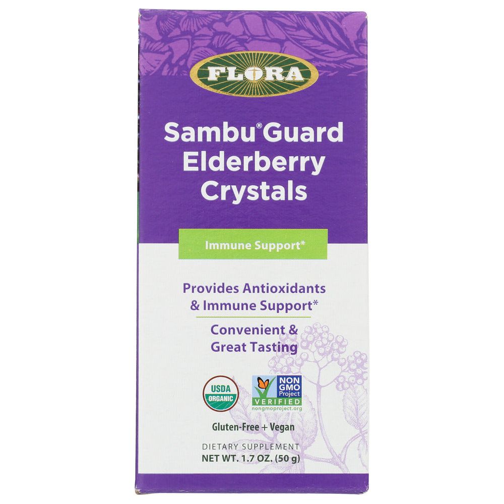 FLORA HEALTH: Sambu Guard Elderberry Crystals, 1.7 oz - #tag1# - #tag2#