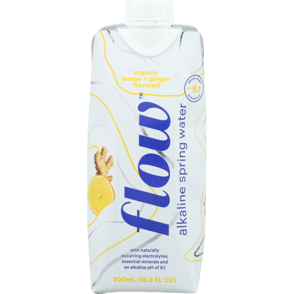 FLOW WATER: Water Alk Lmon Ging Sprng, 16.9 fo - #tag1# - #tag2#