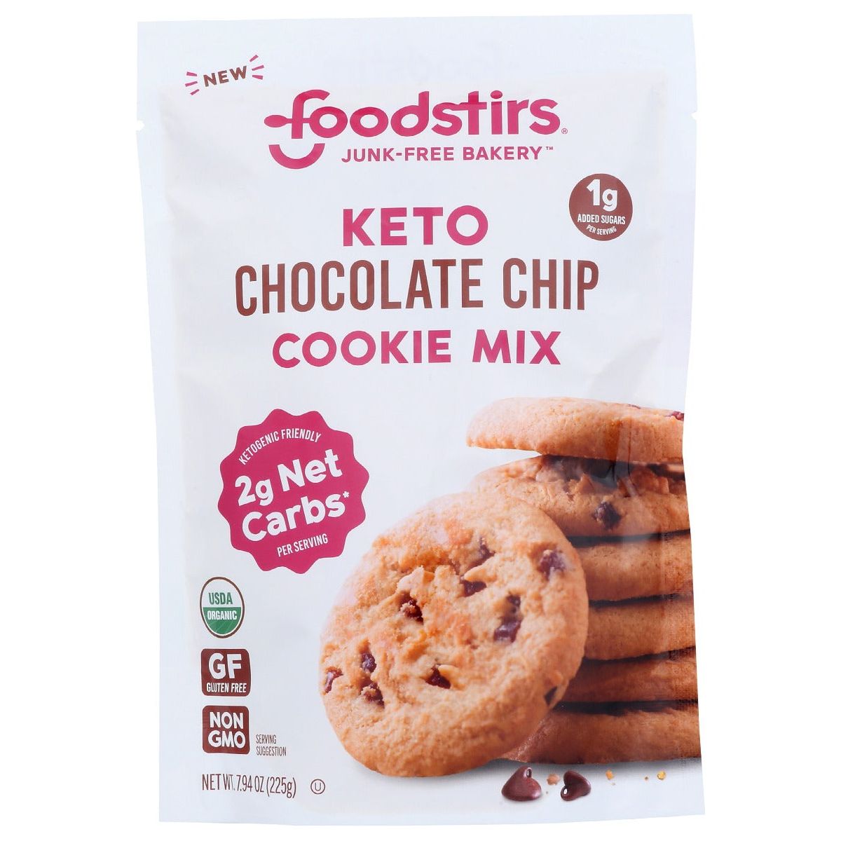 FOODSTIRS: Cookie Choc Chip Mix Keto, 7.94 oz - #tag1# - #tag2#