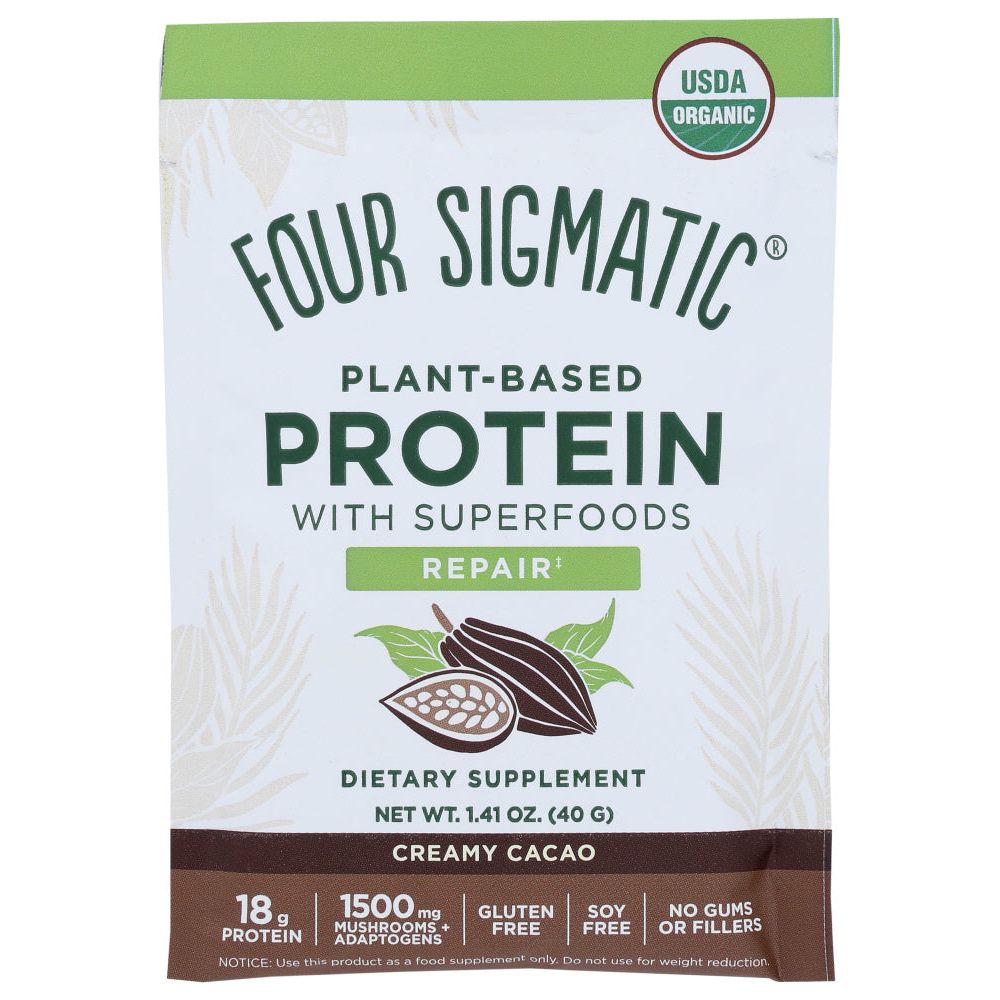 FOUR SIGMATIC: Creamy Cacao Protein Powder, 1.41 oz - #tag1# - #tag2#