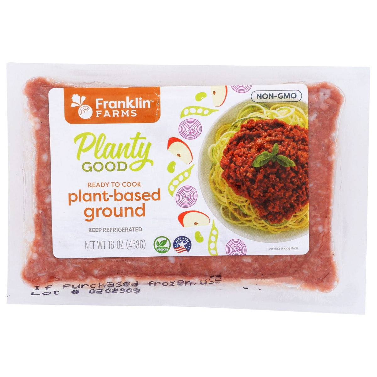 FRANKLIN FARMS: Burger Ground Plant Based, 16 oz - #tag1# - #tag2#