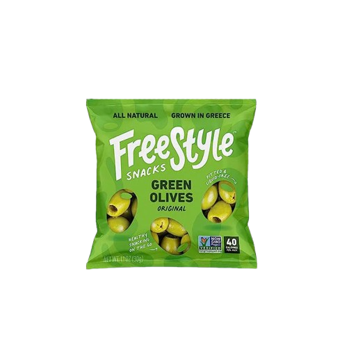 FREESTYLE SNACKS: Green Olives Original, 1.1 oz - #tag1# - #tag2#