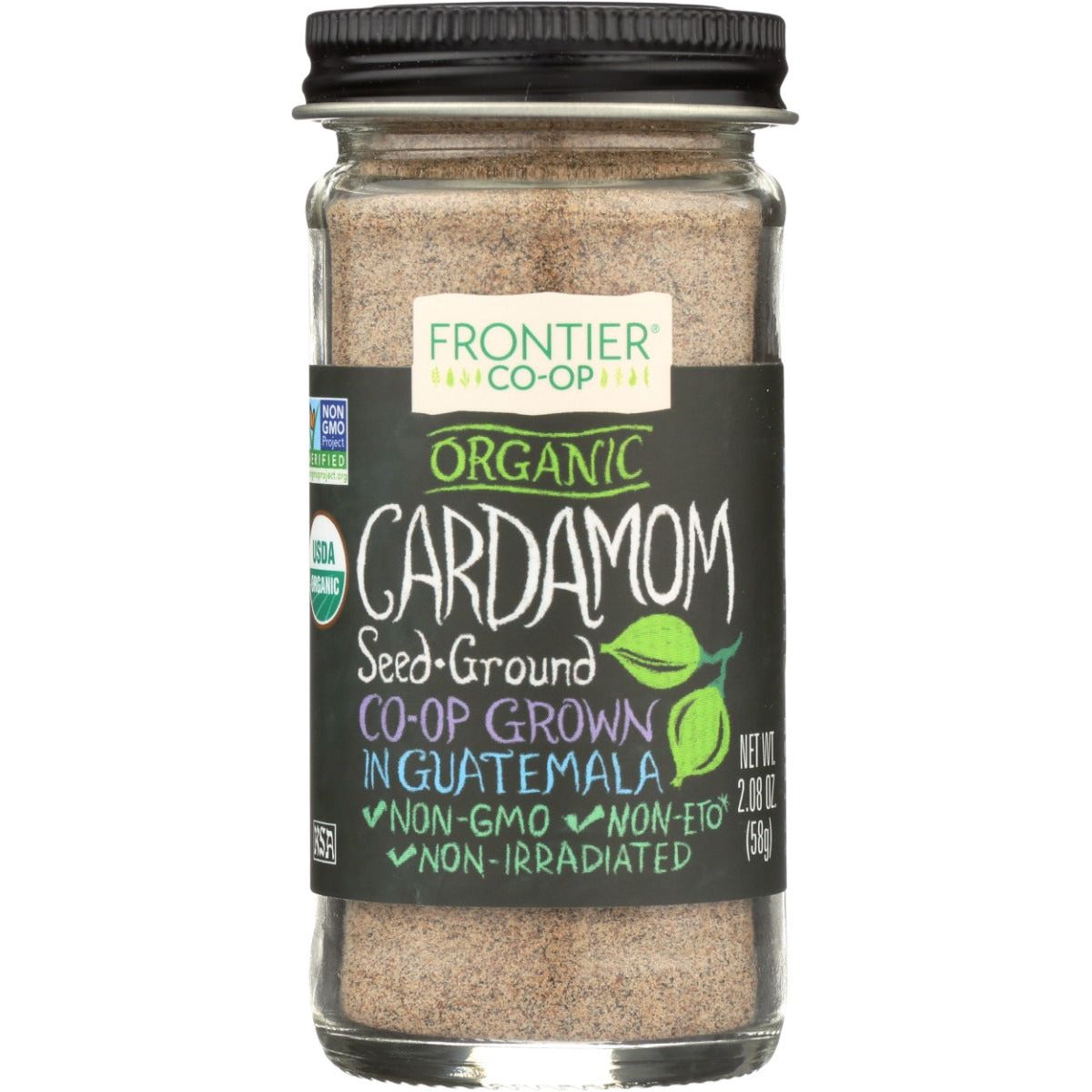 FRONTIER HERB: Organic Cardamom Seed Ground Bottle, 2.08 oz - #tag1# - #tag2#