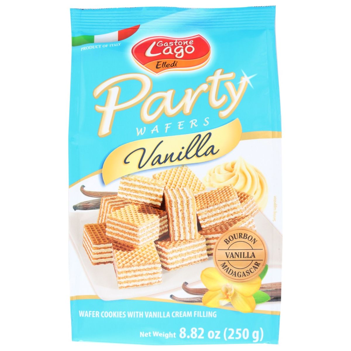 GASTONE LAGO: Vanilla Wafers Party Bag, 8.82 oz - #tag1# - #tag2#