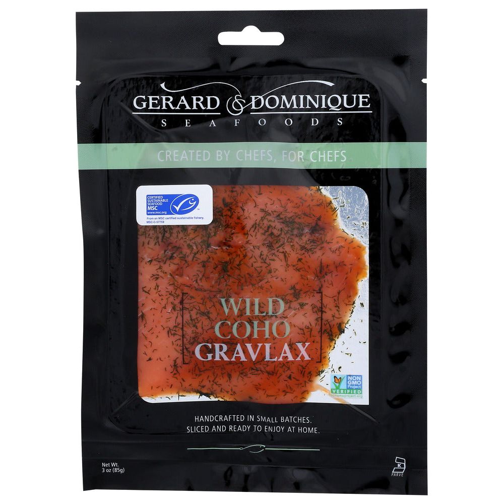 GERARD & DOMINIQUE: Gravlax Wild Coho, 3 oz - #tag1# - #tag2#