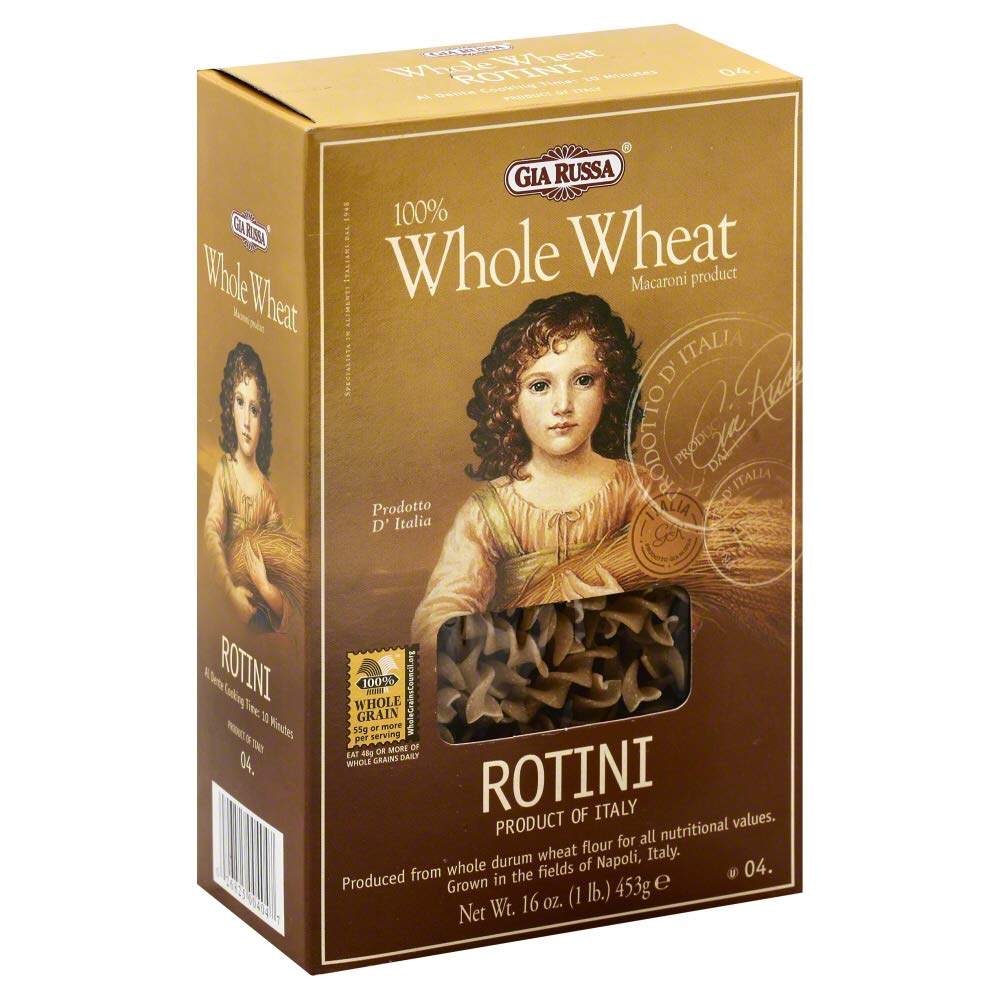 GIA RUSSA: Whole Wheat Rotini, 16 oz - #tag1# - #tag2#