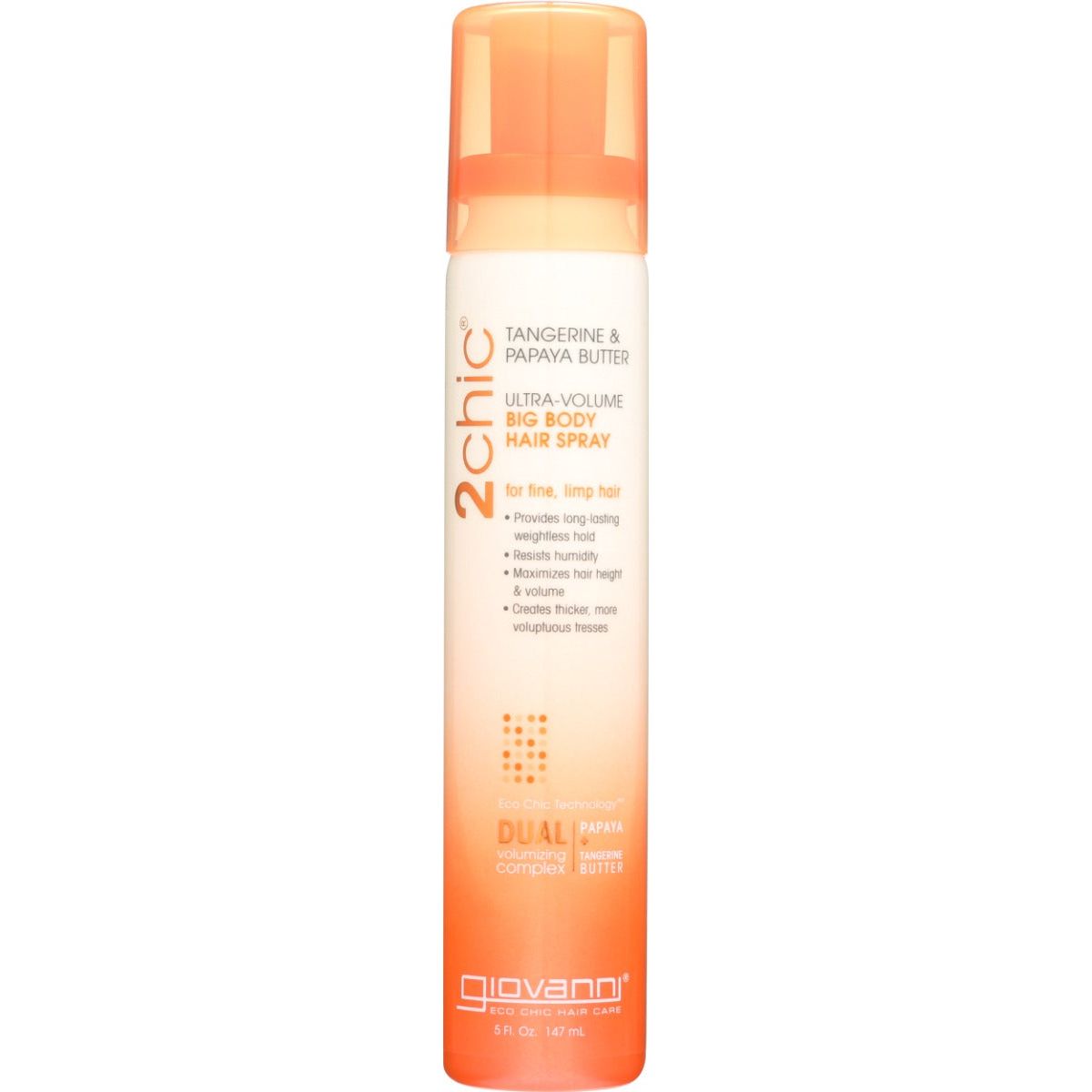GIOVANNI COSMETICS: 2Chic Ultra Volume Big Body Hair Spray, 5 oz - #tag1# - #tag2#