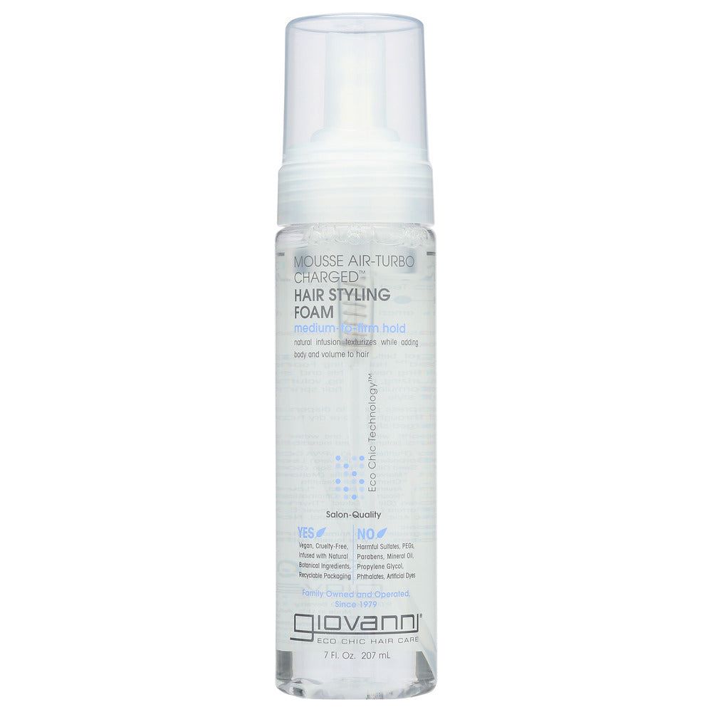 GIOVANNI COSMETICS: Mousse Air Turbo Charged Hair Styling Foam, 7 oz - #tag1# - #tag2#