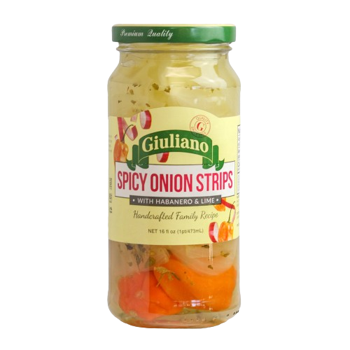 GIULIANO: Spicy Onion Strips With Habanero, 16 oz - #tag1# - #tag2#