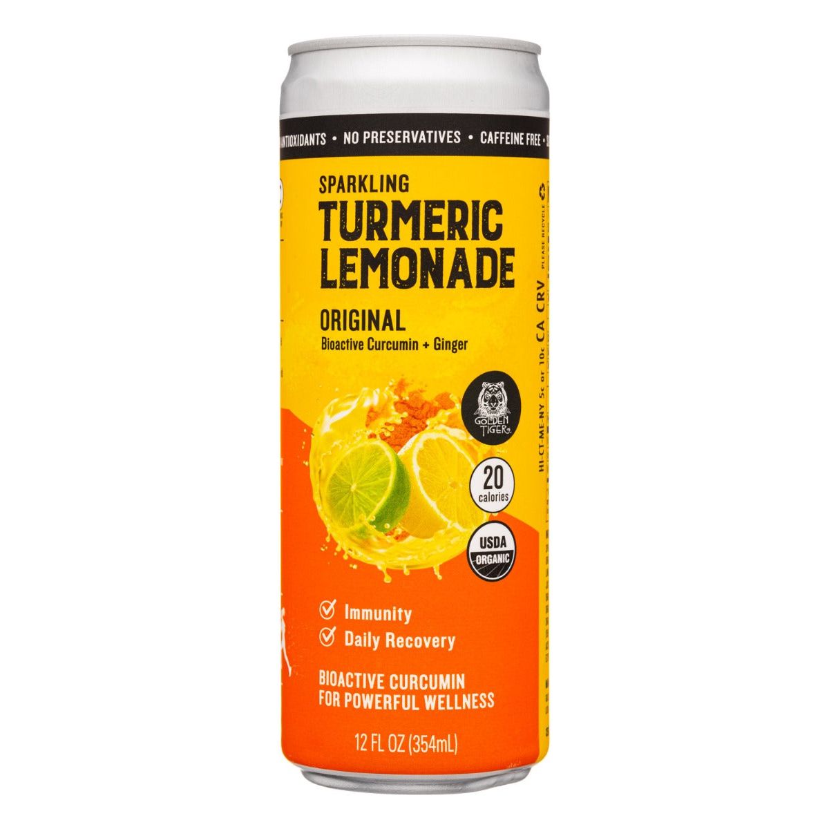 GOLDEN TIGER: Original Turmeric Lemonade, 12 fo - #tag1# - #tag2#