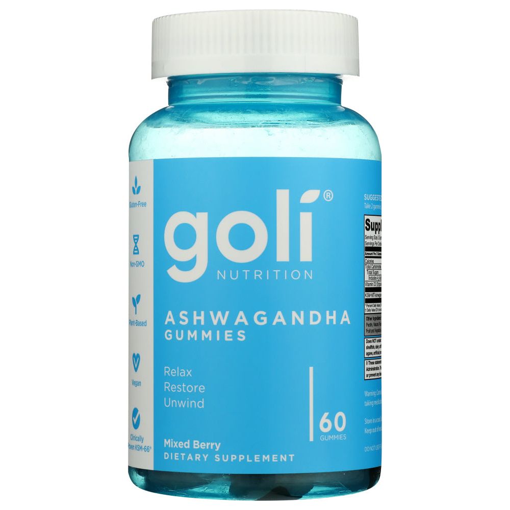 GOLI NUTRITION: Ashwagandha Gummies, 60 pc - #tag1# - #tag2#
