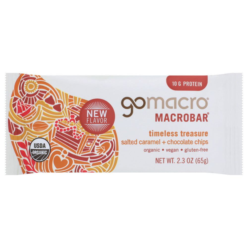 GOMACRO: Bar Slt Caramel Choc Chip, 2.3 oz - #tag1# - #tag2#