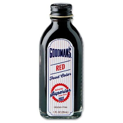 GOODMANS: Food Color Red, 1 fo - #tag1# - #tag2#