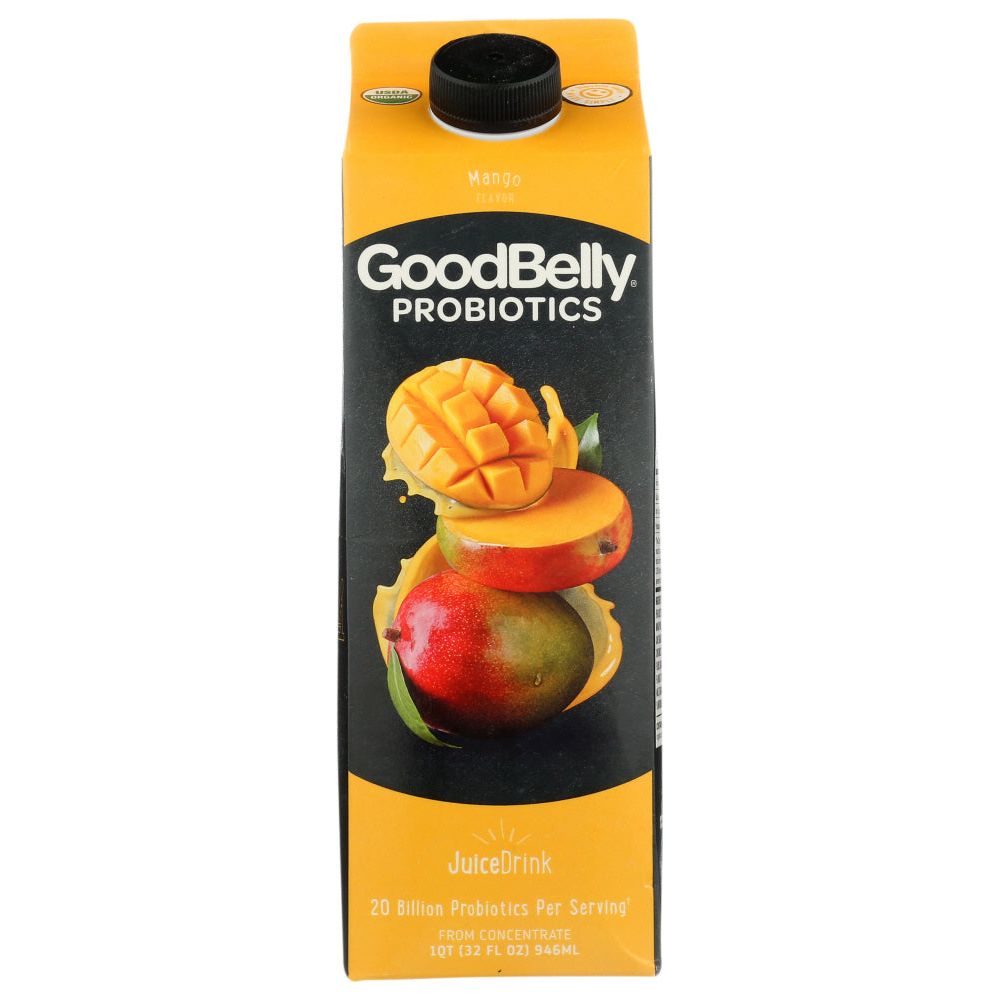 GOOD BELLY: Mango Flavor Probiotic Juice Drink, 32 oz - #tag1# - #tag2#