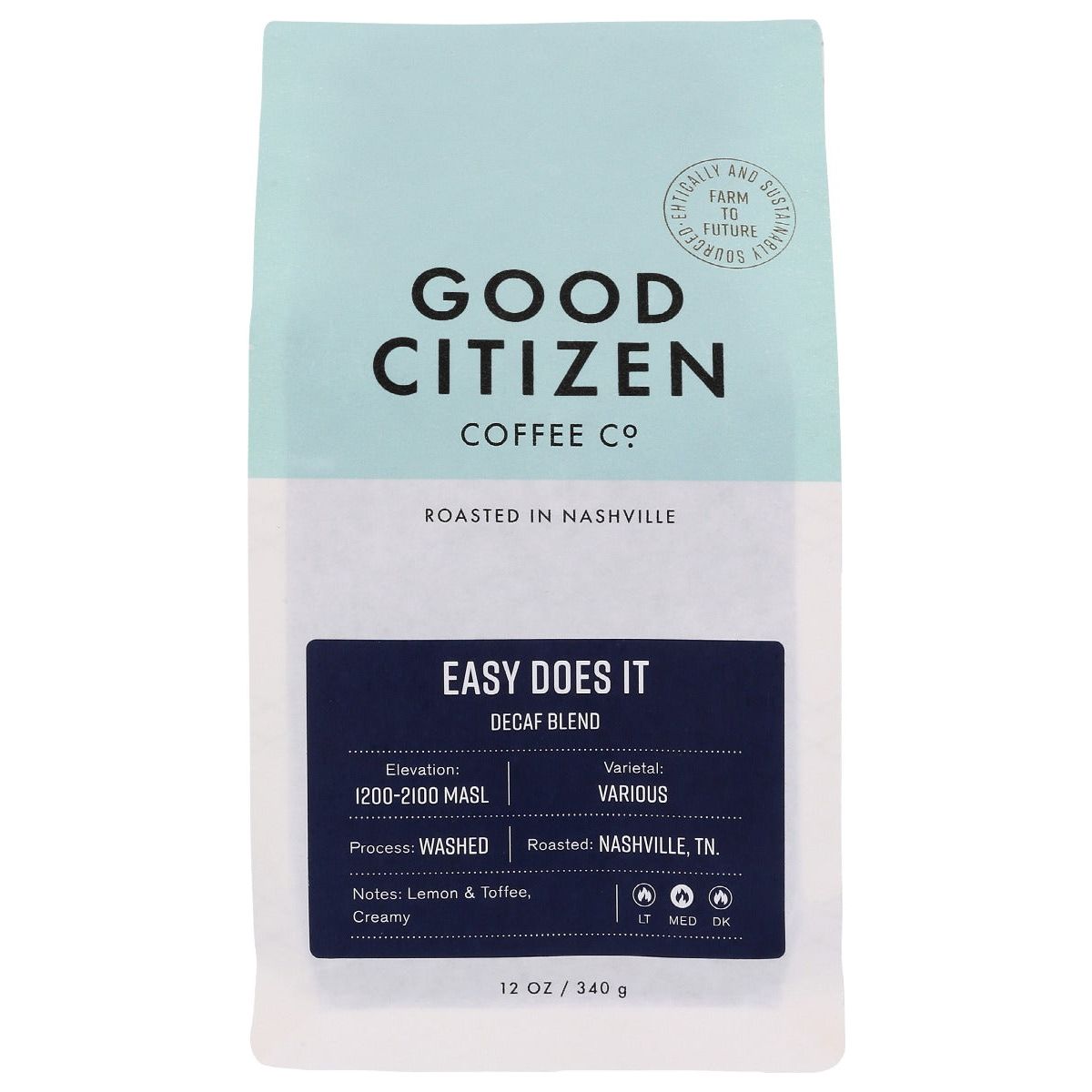 GOOD CITIZEN: Easy Does It Decaf Coffee , 12 oz - #tag1# - #tag2#