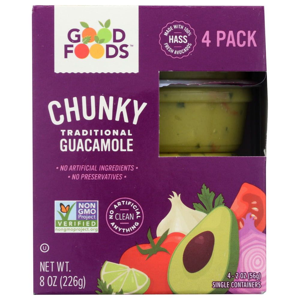 GOOD FOODS: Dip Guac Chunky, 8 oz - #tag1# - #tag2#