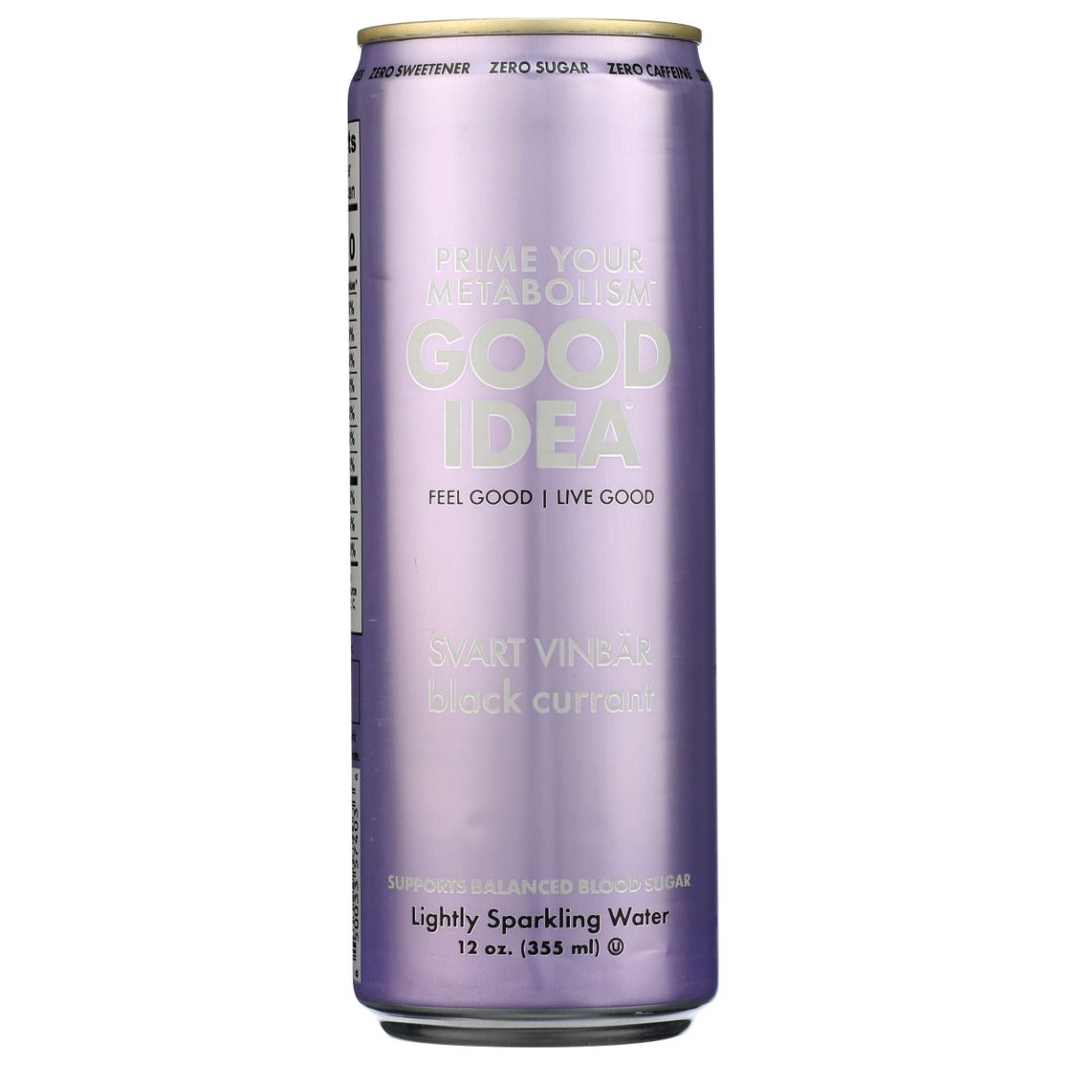 GOOD IDEA: Black Currant Sparkling Water, 12 fo - #tag1# - #tag2#