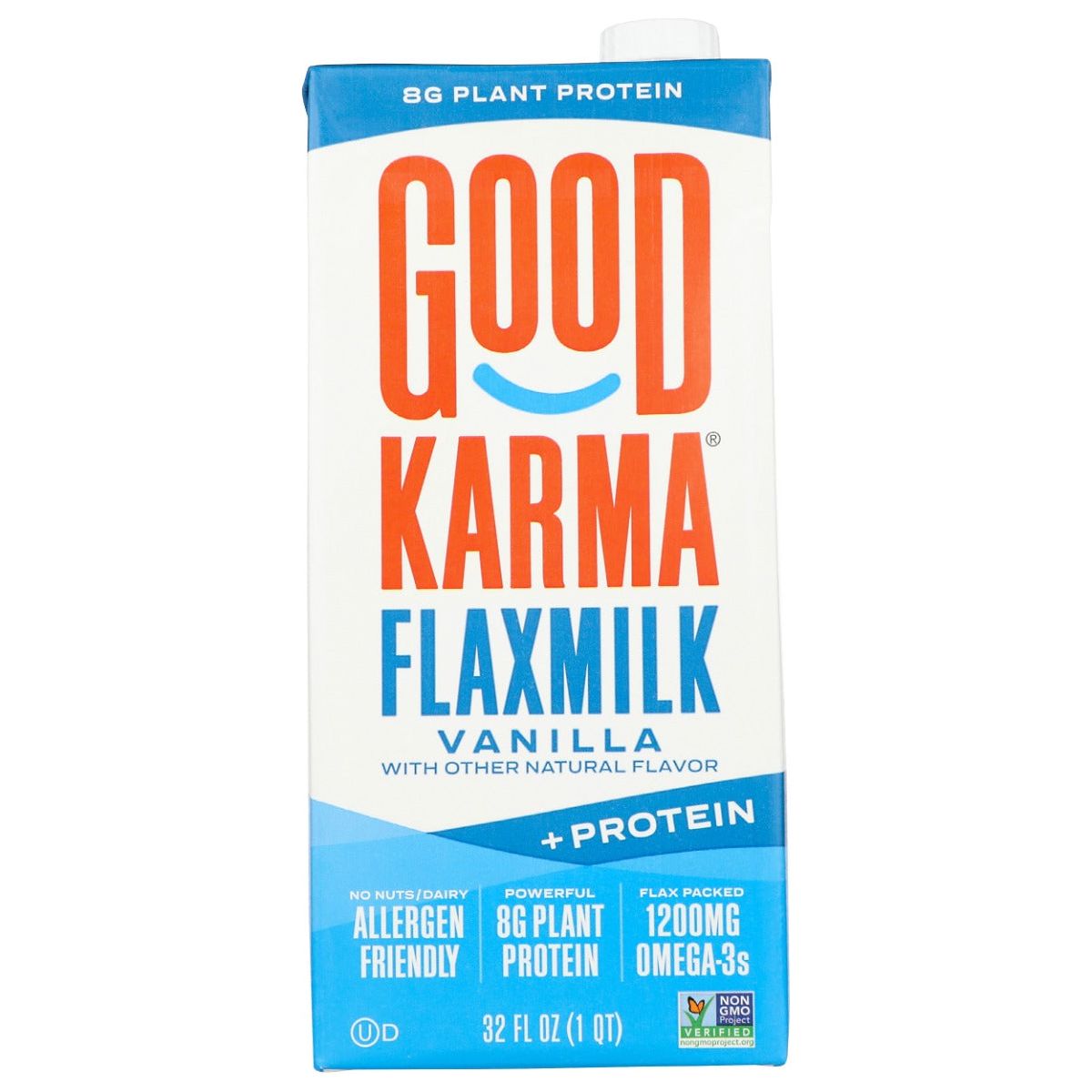 GOOD KARMA: Vanilla Flaxmilk Protein, 32 fo - #tag1# - #tag2#
