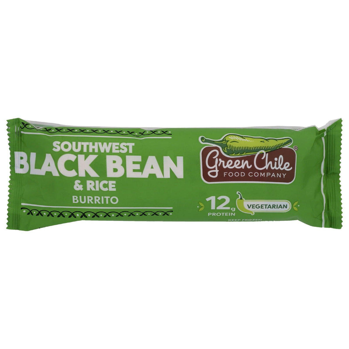 GREEN CHILE: Burrito Blk Bean Rice, 6 oz - #tag1# - #tag2#