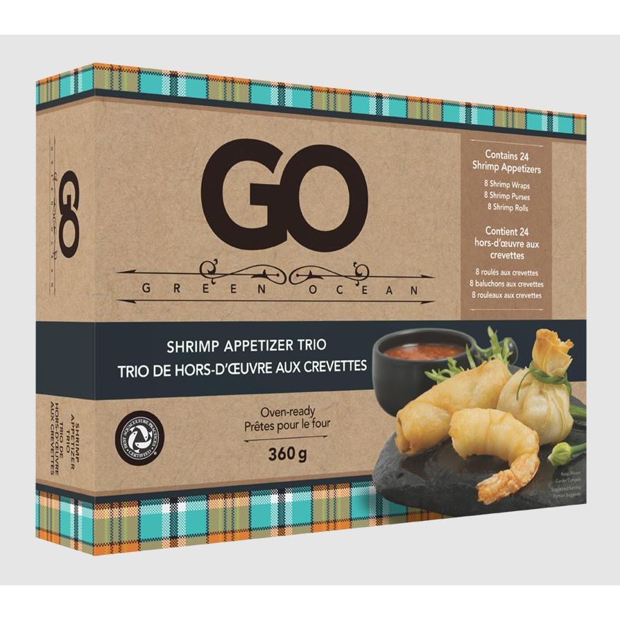 GREEN OCEAN: Shrimp Trio Appetizer 24pc, 12.7 oz - #tag1# - #tag2#