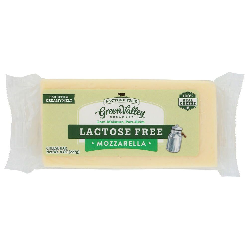 GREEN VALLEY CREAMERY: Lactose Free Mozzarella Cheese Bar, 8 oz - #tag1# - #tag2#