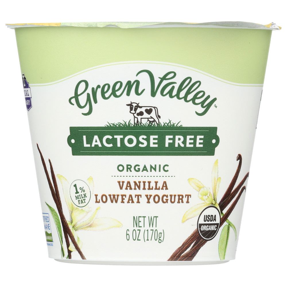 GREEN VALLEY ORGANICS: Low Fat Lactose Free Yogurt Vanilla, 6 oz - #tag1# - #tag2#