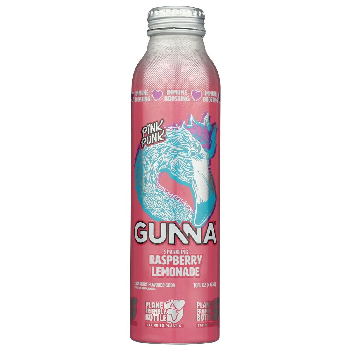 GUNNA: Pink Punk Immune Boosting Raspberry Lemonade, 16 fo - #tag1# - #tag2#