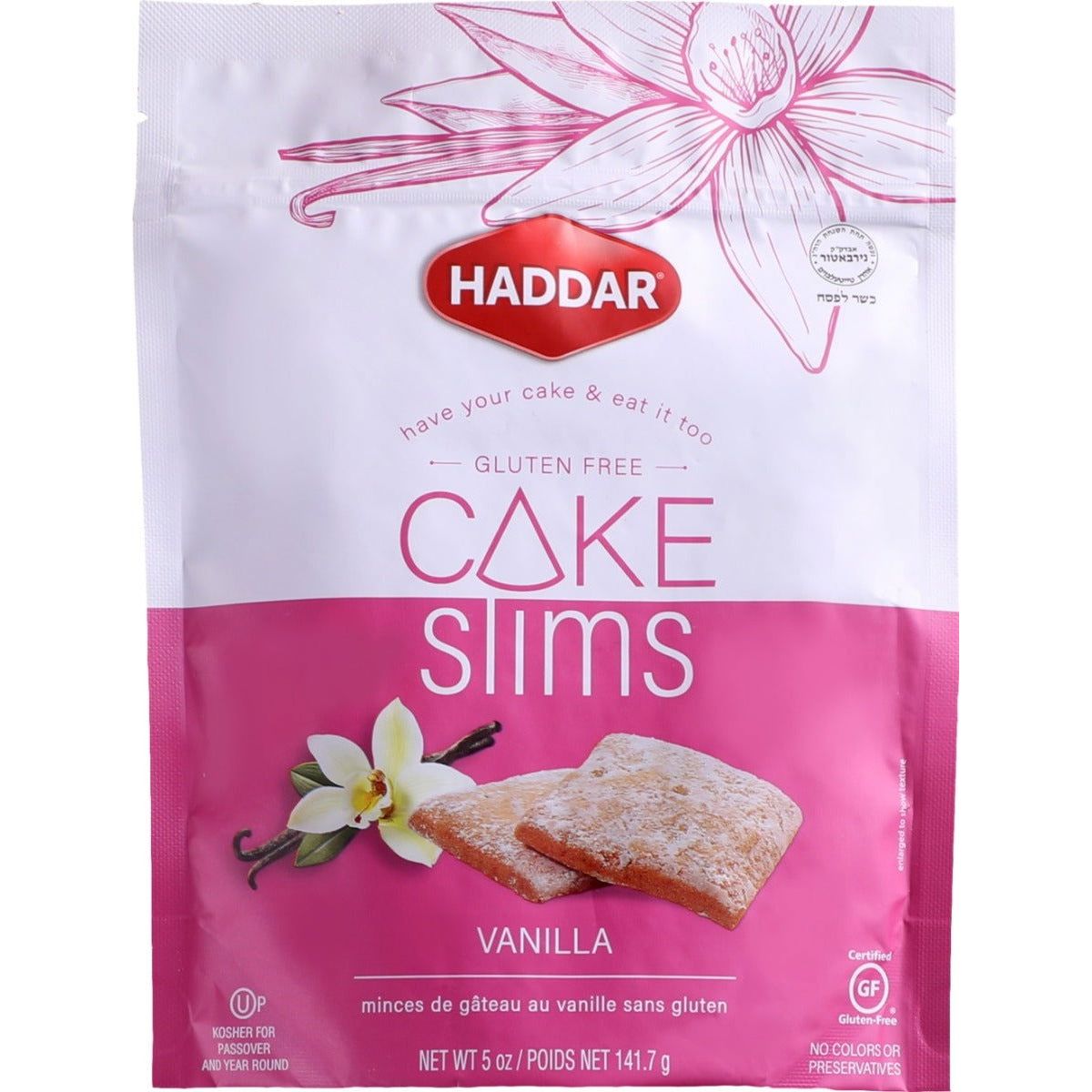 HADDAR: Cake Slims Vanilla, 5 oz - #tag1# - #tag2#