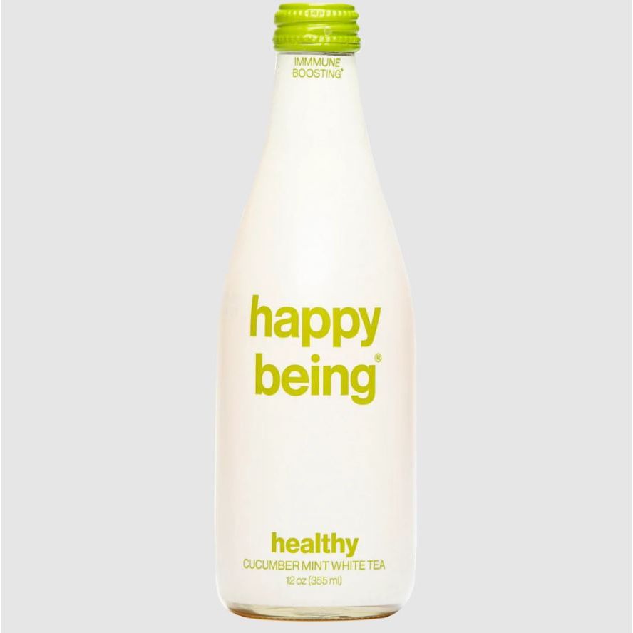 HAPPY BEING: Cucumber Mint White Tea, 12 fo - #tag1# - #tag2#