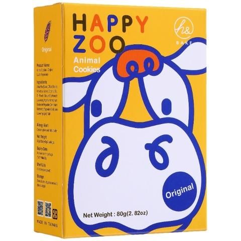HAPPY ZOO: Animal Cookies Original, 2.82 oz - #tag1# - #tag2#