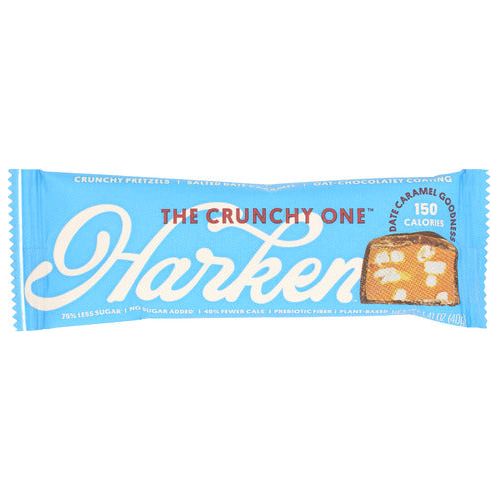 HARKEN: The Crunchy One Dates Chocolate Pretzel Caramel Bar, 1.41 oz - #tag1# - #tag2#