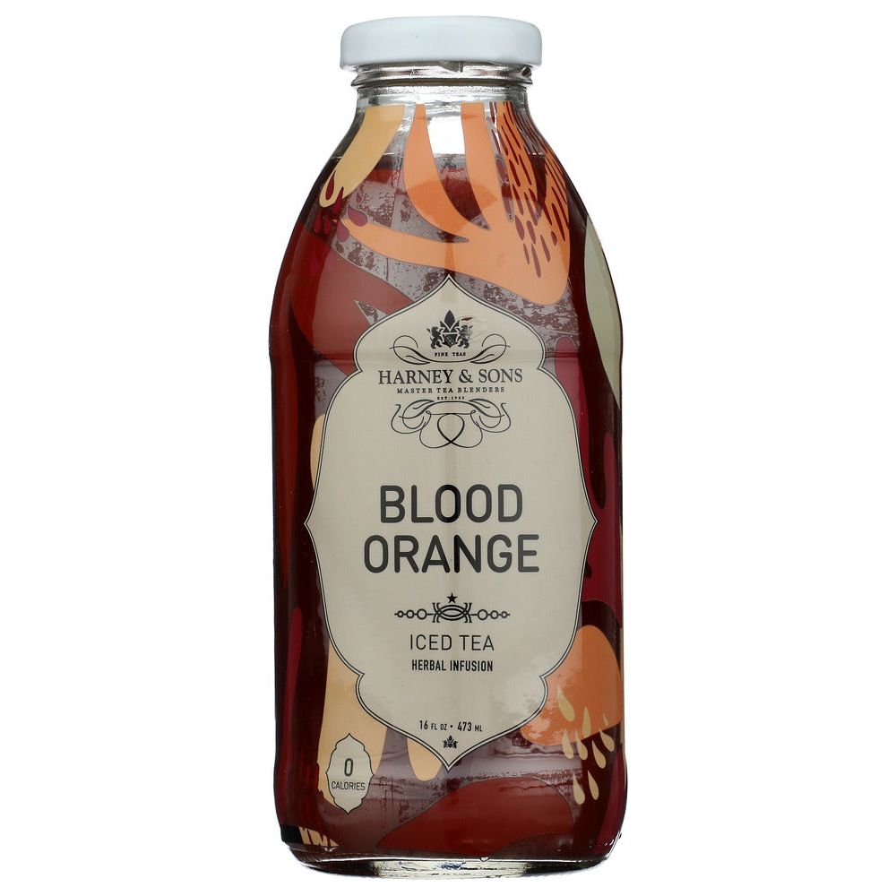 HARNEY & SONS: Blood Orange Iced Tea Bottled, 16 fo - #tag1# - #tag2#