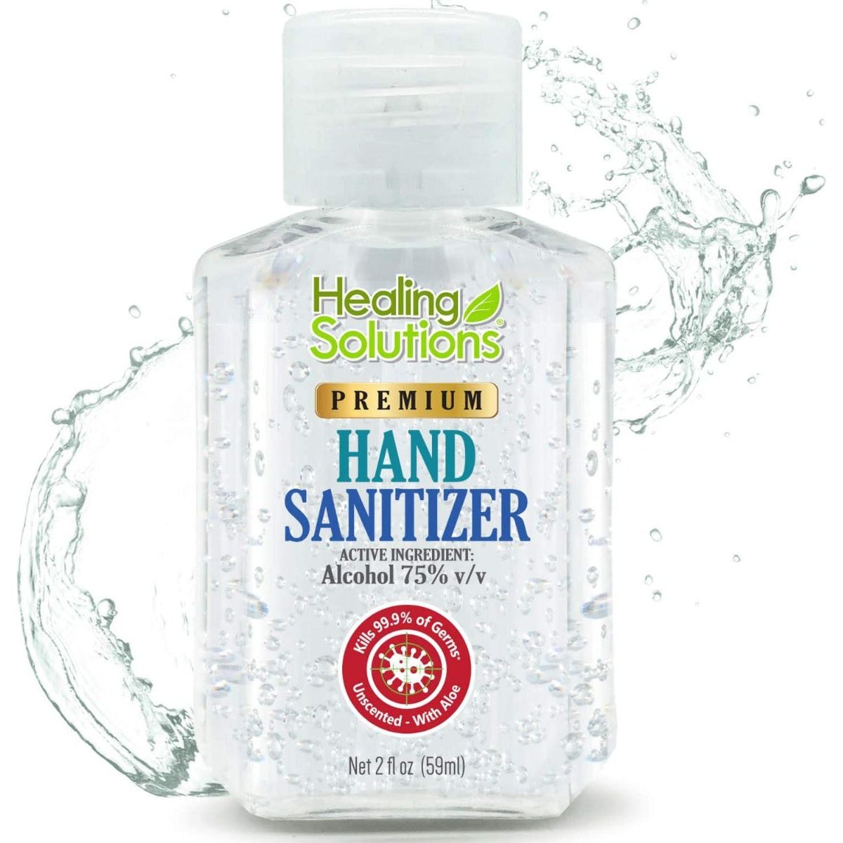 HEALING SOLUTIONS: Hand Sanitizer, 2 oz - #tag1# - #tag2#
