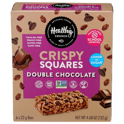 HEALTHY CRUNCH: Square Crisp Choco Double, 4.68 oz - #tag1# - #tag2#