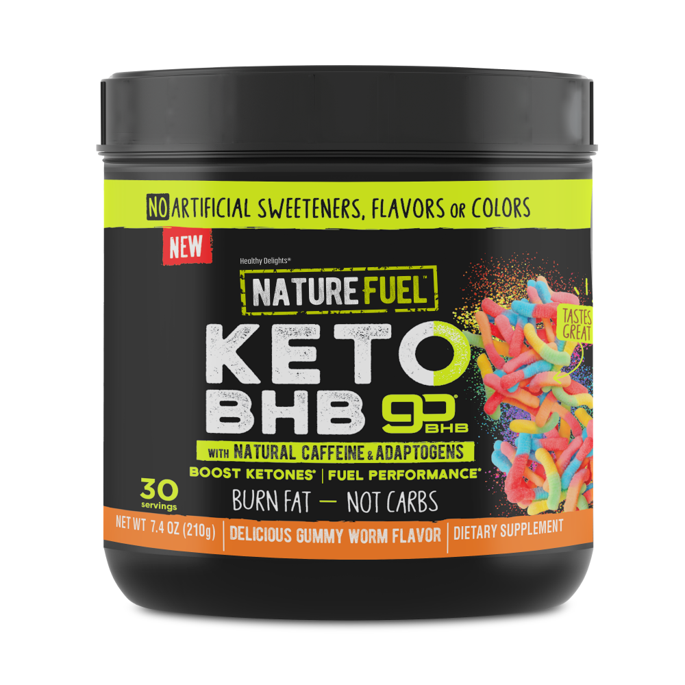 HEALTHY DELIGHTS: Keto BHB Powder Gummy Worm Flavor, 7.4 oz - #tag1# - #tag2#