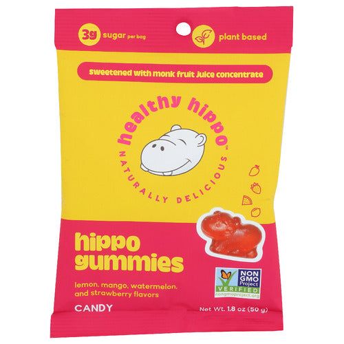 HEALTHY HIPPO: Candy Hippo Gummies, 1.8 OZ - #tag1# - #tag2#