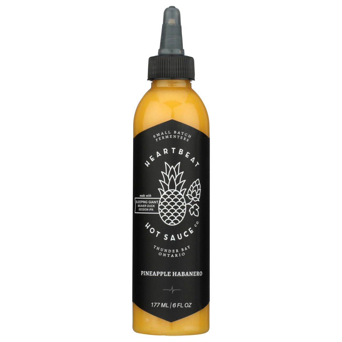 HEARTBEAT HOT SAUCE: Pineapple Habanero, 6 fo - #tag1# - #tag2#
