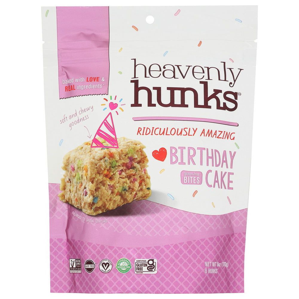 HEAVENLY HUNKS: Birthday Cake Bites, 6 oz - #tag1# - #tag2#