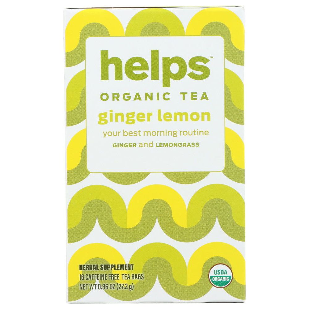 HELPS: Organic Tea Ginger Lemon, 16 bg - #tag1# - #tag2#