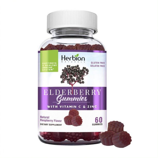 HERBION NATURALS: Elderberry Gummies, 60 pc - #tag1# - #tag2#