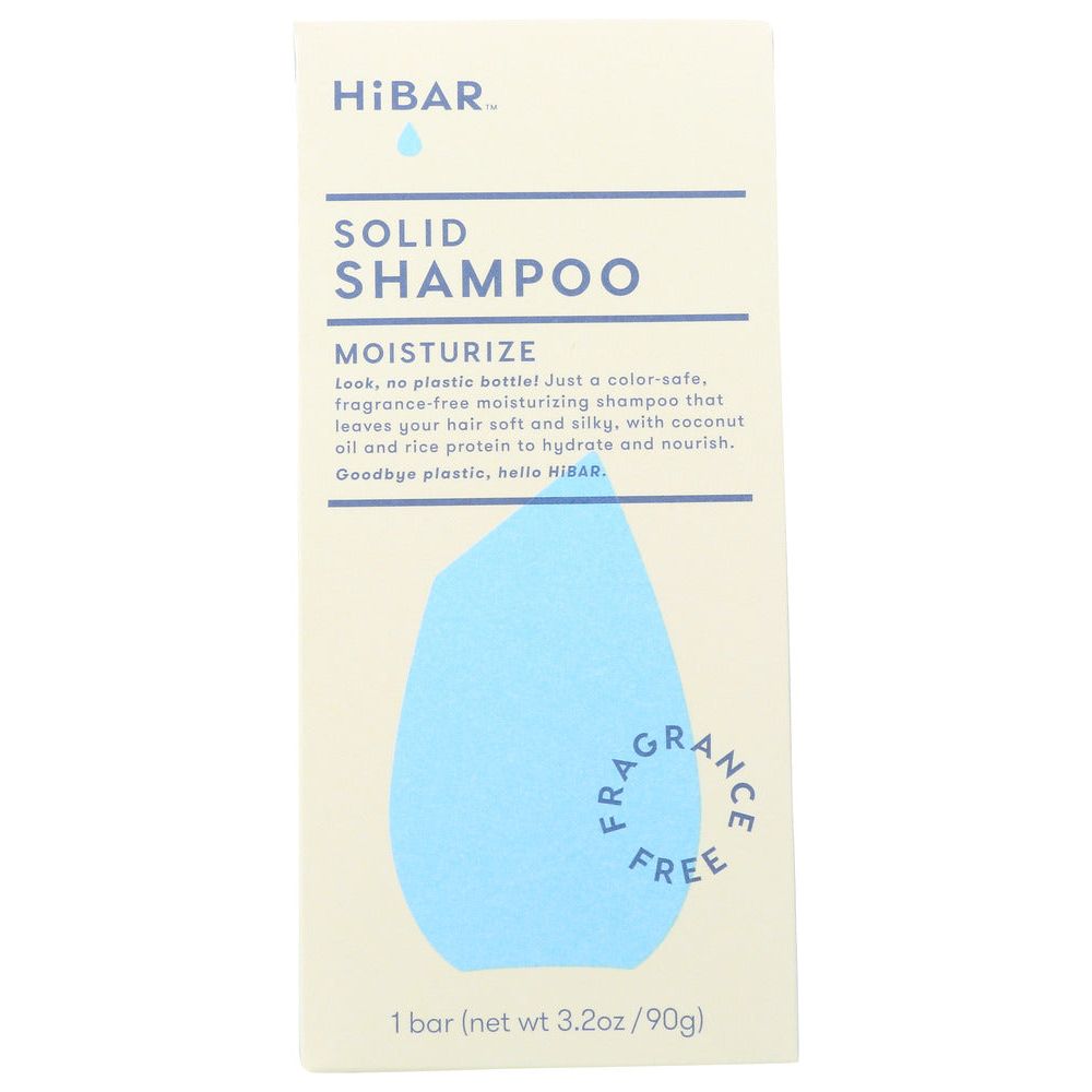 HIBAR: Solid Shampoo Fragrance Free, 3.2 oz - #tag1# - #tag2#