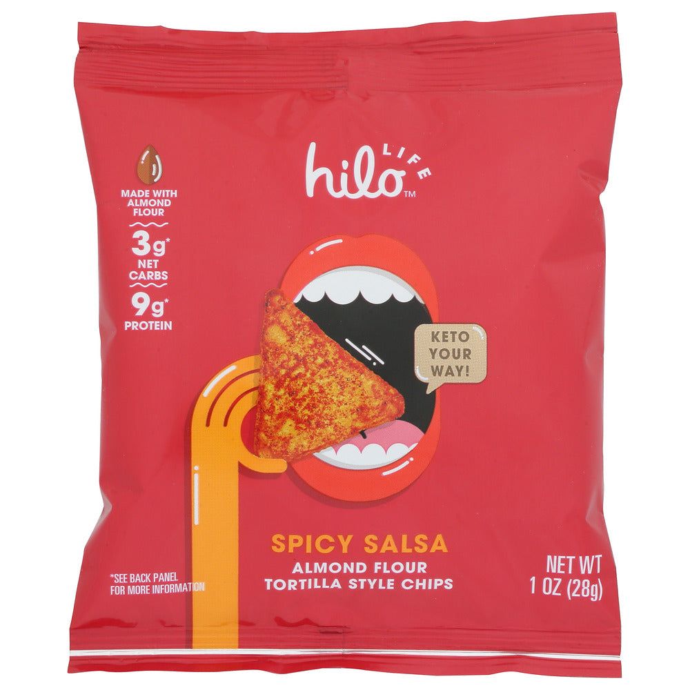HILO LIFE SNACKS: Spicy Salsa Tortilla Chip, 1 oz - #tag1# - #tag2#