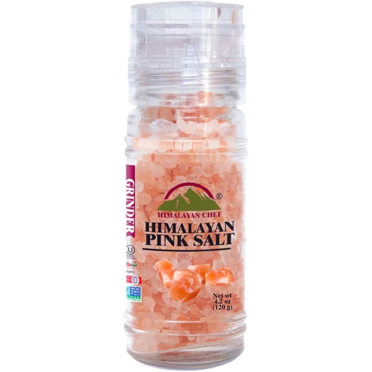 HIMALAYAN CHEF: Grinder Salt Himalayan Pink Refill, 3.53 oz - Sunshine Co Op. - #tag1# - #tag2# - #tag3# - #tag4#